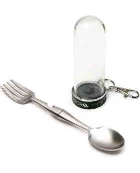 Sprqut928 Sporq Stainless Steel Portable Reusable Travel Utensils Spoon Fork And Knife
