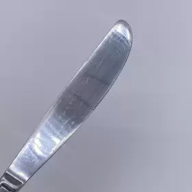 97087 Stanley Roberts Set Of 8 Rogers Co Stainless Floral Mist Pattern Dinner Knife #3