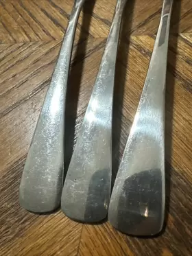 Srb176 Stanley Roberts Rogers Stainless Dinner Forks Solid Handle 7 3/4 Inch 3 Pcs #2