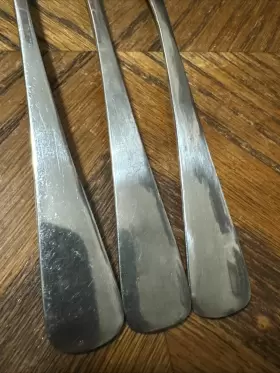 Srb176 Stanley Roberts Rogers Stainless Dinner Forks Solid Handle 7 3/4 Inch 3 Pcs #3