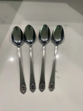 Srb84 Stanley Roberts 4 Stainless Japan Teaspoon Satin Medallion Tip
