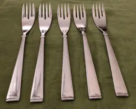 Srbsrb60 Stanley Roberts 5 Mcm Vintage Srb60 Japan Stainless Steel 7 1/2 Inch Dinner Forks #2