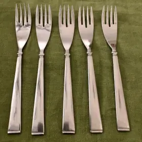 Srbsrb60 Stanley Roberts 5 Mcm Vintage Srb60 Japan Stainless Steel 7 1/2 Inch Dinner Forks