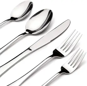 Stilloye 792671454939 60 Piece Silverware Set For 12 Heavy Duty Stainless Steel Silver