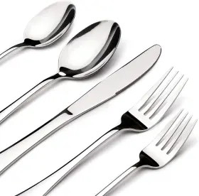 St-silverware-60 Stilloye 60 Piece Silverware Set For 12 Heavy Duty Stainless Steel Silver