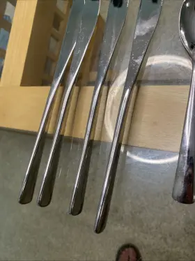 8404542 Studio William Miro Modern Stainless Steel Lot Of 11 Various Flat Wear #3