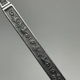 Syf10 Stylecraft Stainless Steel Meat Serving Fork Square Tip Scroll Japan #2