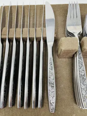 Syf20 Stylecraft Stainless Japan Pattern 48 Pieces Knife Fork Spoon #3