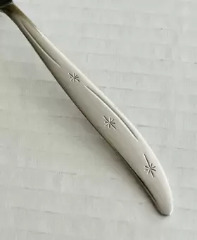 Ins16 Superior Stainless Usa International Silver 2 Teaspoons Glossy 3 Stars #2