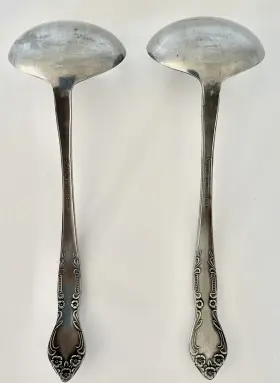 Tws142 Supreme Cutlery Towle 2 Pcs Stainless Japan Ladle Vintage Silverware #2