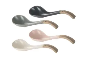Syjan Home 724087327644 Ceramic Soup Spoons Sets Of 4 Asian Long Ramen Modern