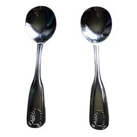 4655825 Sysco Flatware Two Stainless Steel Silver Color Spoons Part Number