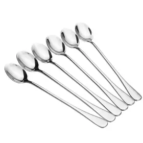 Szlfsx 714735047345 20 Piece Long Handle Iced Tea Spoon Stainless Steel Coffee Mixing Spoons Cr