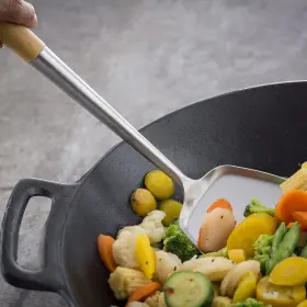 Tablecraft 727875079671 Wok Spatula With Handle 14.5-inch Stainless Steel #3
