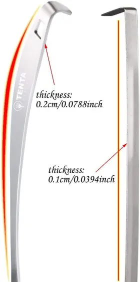 Tenta7 445000169181 Tenta Kitchen 3oz/85ml Stainless Steel Small Soup Ladle Spoon St #3