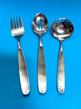 Clf43 The Cellar Spoon Fork Ladle Stainless Serving Set Flatware Japan
