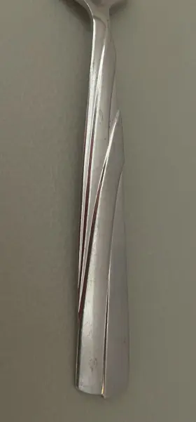 Mnf13 The Main Course Stainless Japan Twist Handle Glossy Lot Of 5 Dessert Forks #3
