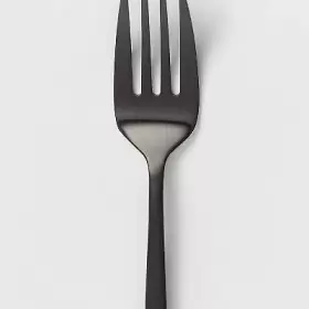 85192817 Threshold 20pc Shapleigh Flatware Set Matte Black - #2