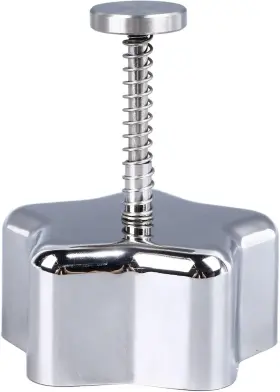 Tisstingd9zgfmquwx-11 Tissting Onigiri Model Stainless Steel Rice Musubi Maker Star Silver