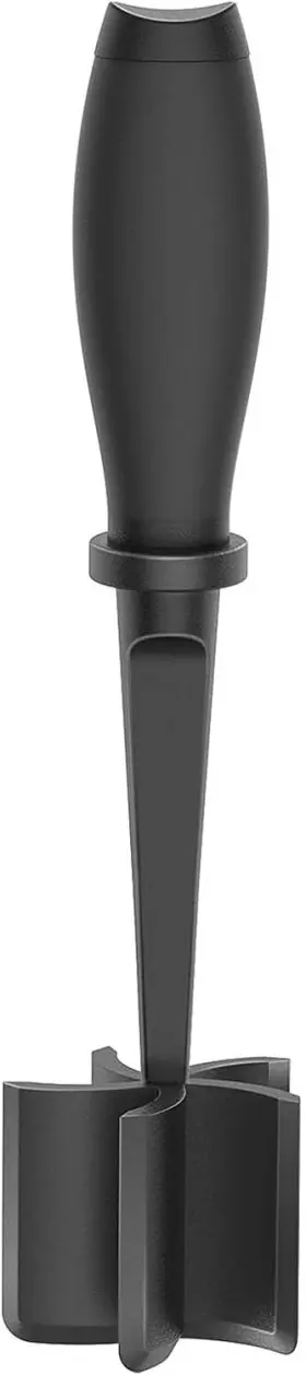 Tmedw 738634274336 Meat Chopper 5 Curve Blades Ground Beef Masher Heat Resistant 1pack Black