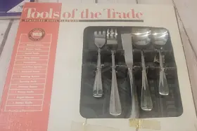 Tools Of The Trade 766390717989 Flatware Set 102 Piece Stainless 12 Place Settings New