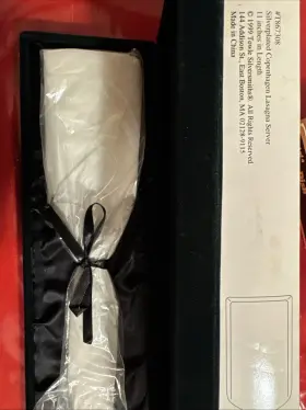 Towle 044228156521 Silver Serving Piece Silverplated Copenhagen Lasagna Server 11 Inch New In Box #3