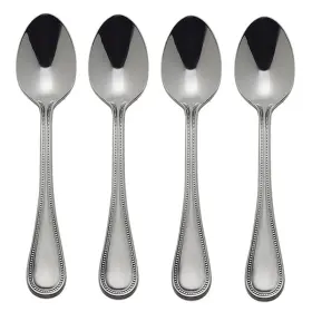 5057105-4 Towle Beaded Antique - 18/10 Stainless Flatware Teaspoons Set Of Four No