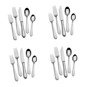 Towle 5328394 Boston Antique 18/10 Stainless Steel 20pc. Flatware Set Service For Four