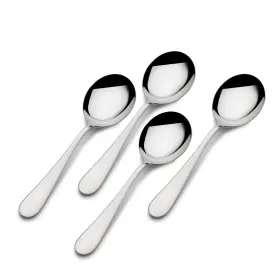 Towle Living 044228032993 Basic Stainless Steel Bullion Spoon Set Of 4