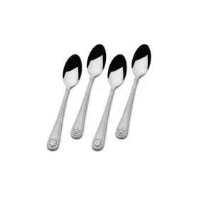 5227183 Towle Living Antigua Frost Demi Spoons Set Of 4 Stainless Steel