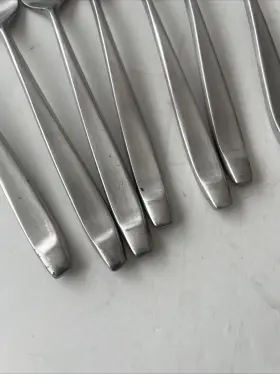 Tws10 Towle Supreme Cutlery Scc Japan Satin Stainless Flatware Lot Of 16 Pc Mcm #3