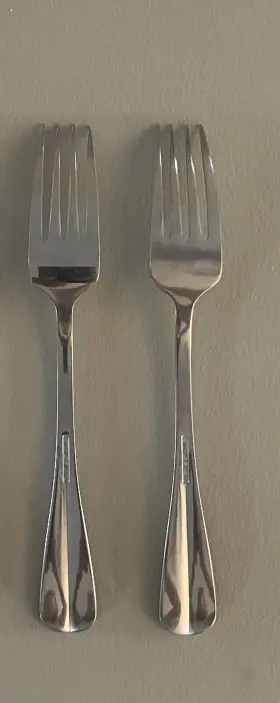 Tws505 Towle Lot Of 2 Living Collection Dinner Forks 18/0 Stainless #2