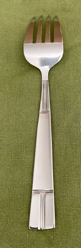 Tws515 Towle 1 Serving Pc Living Collection 18/0 Stainless Steel Cold Meat Fork #2