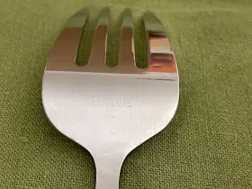 Tws515 Towle 1 Serving Pc Living Collection 18/0 Stainless Steel Cold Meat Fork #3