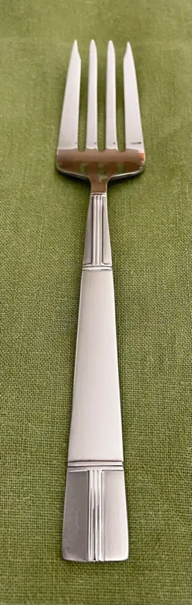 Tws515 Towle 1 Serving Pc Living Collection 18/0 Stainless Steel Cold Meat Fork