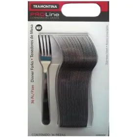 Tramontina 016017014428 Line 36 Stainless Steel Dinner Forks 11.5 Inches Commercial