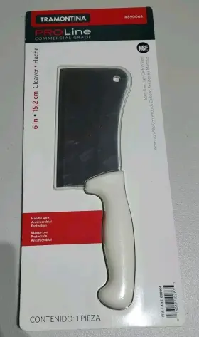 80008 Tramontina 80008/524 Proline Commercial Grade Cleaver 6 Inch Stain-free High-carbon Steel