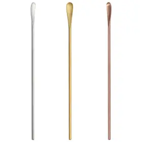 Tulick 796519762460 Coffee Spoons 304 Stainless Steel Long Stir Sticks 3 Pcs Cocktail Spoo