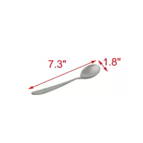 Unique Bargains 693617241036 4pcs Stainless Steel Handle Soup Spoons Flatware Cutlery #2
