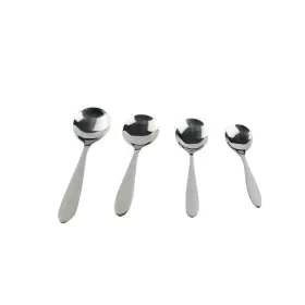 Unique Bargains 693617241036 4pcs Stainless Steel Handle Soup Spoons Flatware Cutlery #3