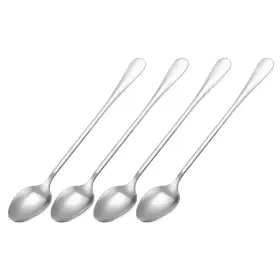 S23060100ux3078 Unique Bargains 4pcs 7.5-inch Stainless Steel Ice Cream Spoon Long Handle