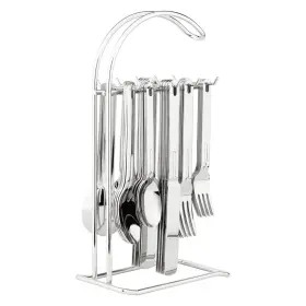 Up 740731126609 Upware 40-piece Stainless Steel Flatware Set With 1-piece 12 Inch Stand Service