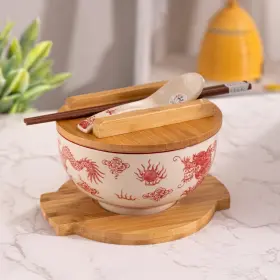 Bch625 Urban Tokyo Japanese Kamameshi Style Ceramic Glazed Ramen Udon Pho N