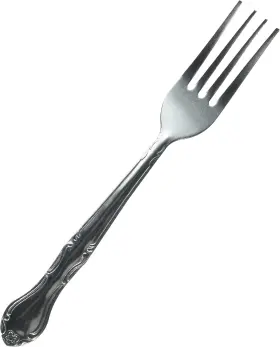 Usa 445004579528 12-piece Elegance Dinner Fork Set 18-0 Stainless Steel Silver