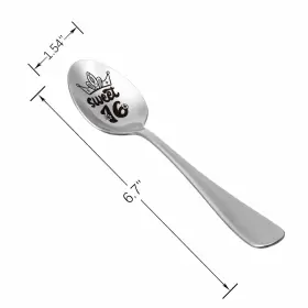 Sweet-16 Vwalk Sweet 16 Birthday Spoon&fork Gifts Engraved Personalized #2