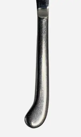 Wco7 Walco Stainless Steel Asymmetrical Tip Glossy Silver Flatware Dinner Knife #3