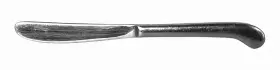 Wco7 Walco Stainless Steel Asymmetrical Tip Glossy Silver Flatware Dinner Knife