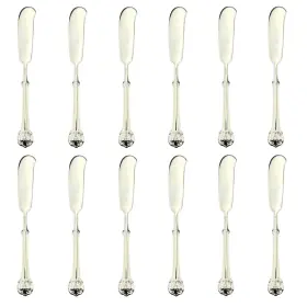 Wallace 044228072715 Bee 18/10 Stainless Steel Butter Spreader Set Of Twelve