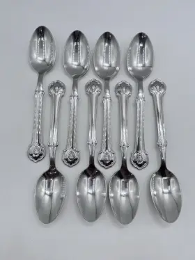 5020239 Wallace Napoleon Bee Stainless Steel 39pc Flatware Set Service For 6 With Extras #2
