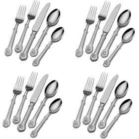 5293581 Wallace 18/10 Stainless Steel 20pc Flatware Set Service For Four